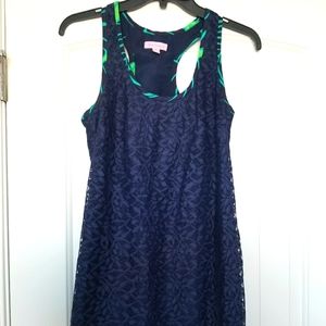 Lilly Pulitzer Betty Navy Lace Dress XS